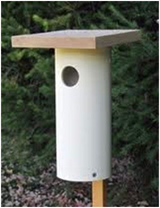 Bird house made of unused PVC Pipes